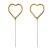 szív alakú csillagszóró, 2 db-os szett