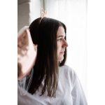 'bride' feliratú hajpánt, rosegold