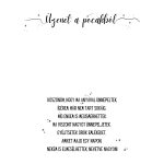 'Üzenet a pocakból' babaváró poszter, UH