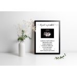 'Üzenet a pocakból' babaváró poszter, UH