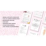 Lánybúcsús letölthető játékdoboz, M méretben