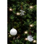 Karácsonyi szleng üveggömb szett