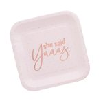 'she said yes' papír tányér