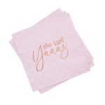 'she said yes' szalvéta