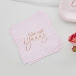 'she said yes' szalvéta