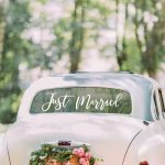 'Just married' ablakmatrica