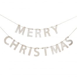 'Merry Christmas' rusztikus fa felirat