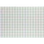 zsályazöld kockás asztali futó