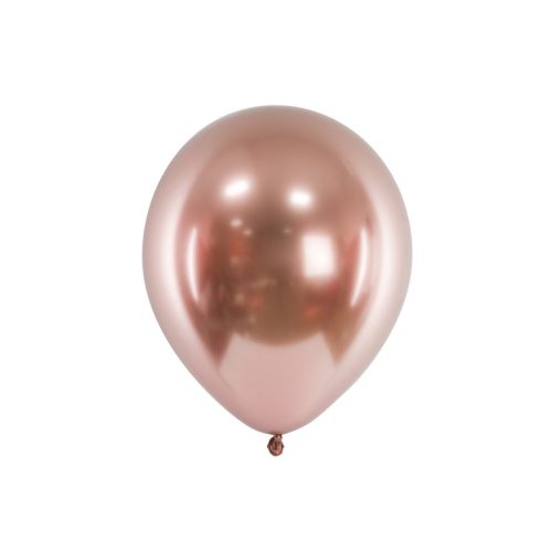 rosegold króm latex lufi, 30 cm