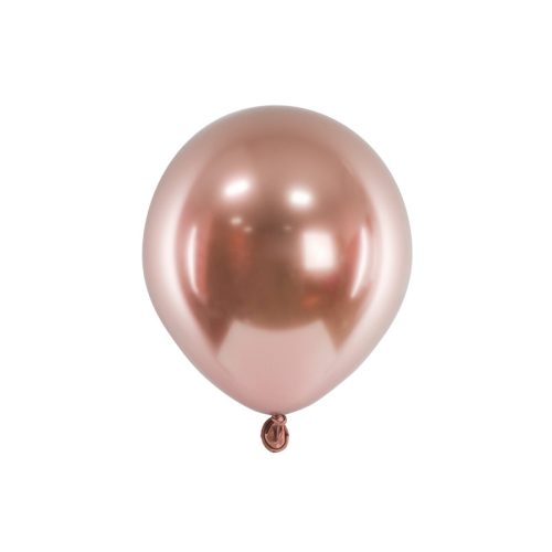 rosegold króm latex lufi, 12 cm