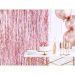 Parti függöny, háttér, rose gold
