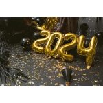 0-s fólia lufi, arany, 35 cm