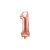 1-es fólia lufi, rosegold, 35 cm