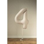 4-es óriás fólia lufi, bézs, 86 cm