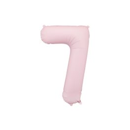 7-es óriás fólia lufi, púderrózsaszín, 86 cm