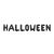 Halloween fekete fólia lufi felirat