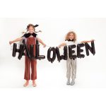 Halloween fekete fólia lufi felirat