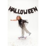 Halloween fekete fólia lufi felirat
