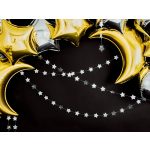 Csillagos girland, ezüst