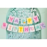 'Happy birthday' Gabby babaháza szülinap girland