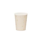 bézs-arany csillagmintás pohár