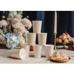 bézs-arany csillagmintás pohár