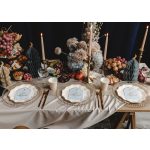 bézs-arany csillagmintás pohár