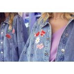 szerelem mix vasalható patchek, 4 db-os szett