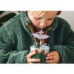 dinoszauruszos szívószál