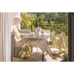 virágos bézs asztalterítő