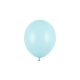 pastel light blue erős latex lufi, 23 cm