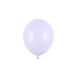 pastel light lilac erős latex lufi, 23 cm