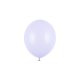 pastel light lilac erős latex lufi, 23 cm