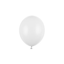 pastel pure white erős latex lufi, 23 cm