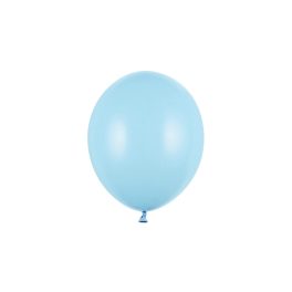 pastel baby blue erős latex lufi, 23 cm