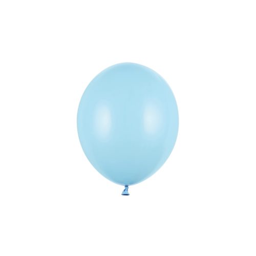 pastel baby blue erős latex lufi, 23 cm