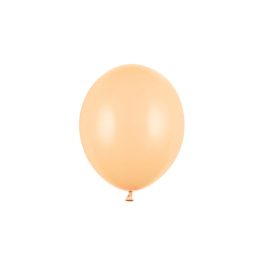 pastel light peach erős latex lufi, 23 cm