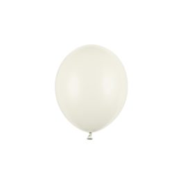 pastel light cream erős latex lufi, 23 cm