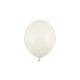 pastel light cream erős latex lufi, 23 cm