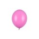 pastel fuchsia erős latex lufi, 23 cm