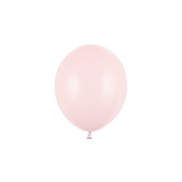 pastel pale pink erős latex lufi, 23 cm