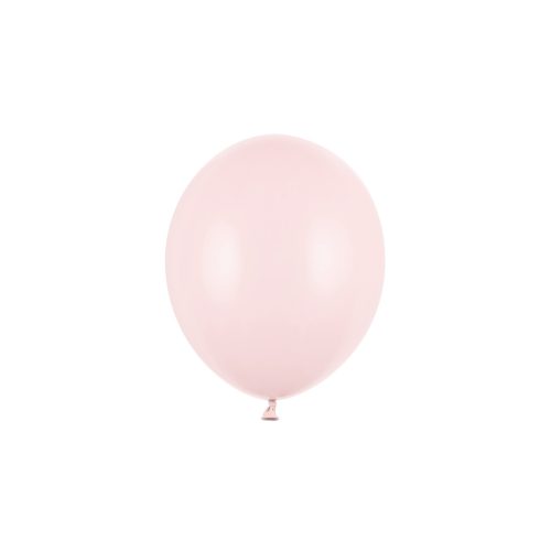 pastel pale pink erős latex lufi, 23 cm