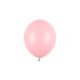pastel baby pink erős latex lufi, 23 cm