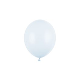 pastel light misty blue erős latex lufi, 23 cm