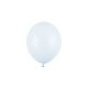 pastel light misty blue erős latex lufi, 23 cm