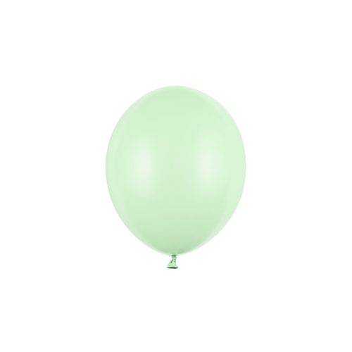 pastel pistachio erős latex lufi, 23 cm