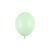 pastel pistachio erős latex lufi, 23 cm