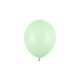pastel pistachio erős latex lufi, 23 cm