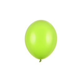 pastel lime green erős latex lufi, 23 cm