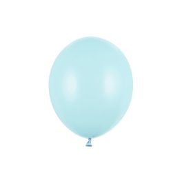 pastel light blue erős latex lufi, 30 cm